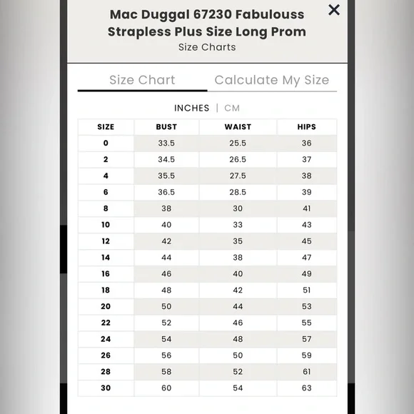 Mac Duggal 67230 Fabulouss Strapless Metallic Pink Strapless Mermaid Gown 18W - Picture 10 of 10